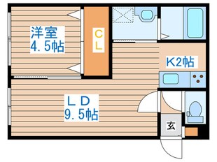 クレール風香Ⅰの物件間取画像